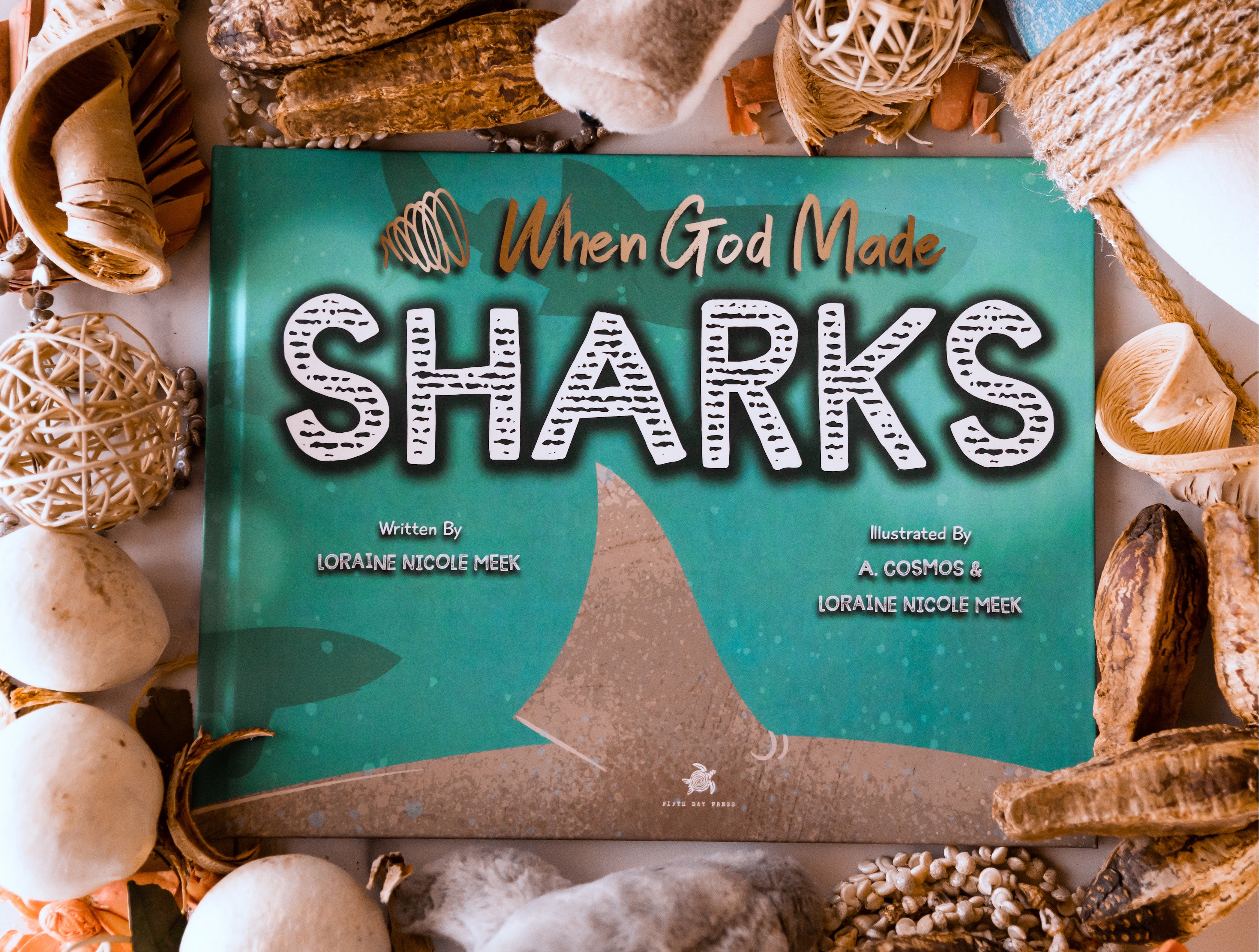 Hardcover　When　God　Book　Made　Sharks　–　Fifthdaypress
